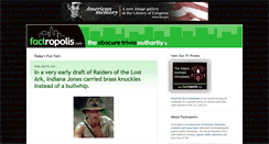 Desktop Screenshot of factropolis.com
